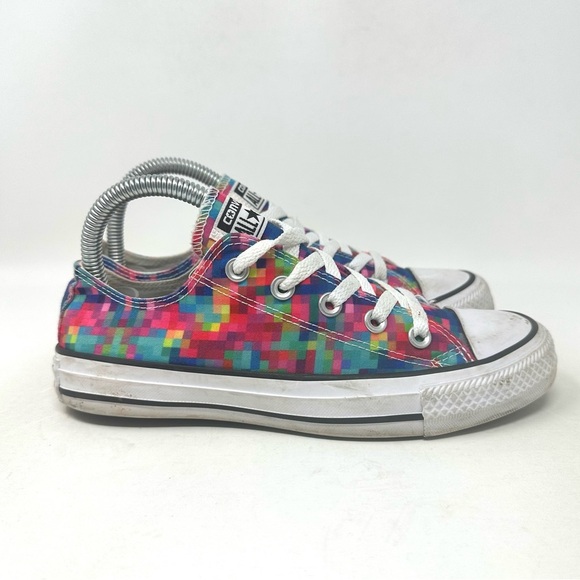Converse Chuck Taylor All Star Sneaker Multicolor Square Womens 6 - Picture 1 of 8